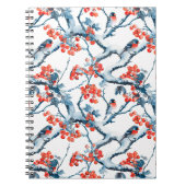 Nahtlose Mäuse, Winterschneefälle, Reihe Notizblock (Vorderseite)