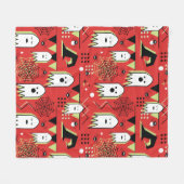 Nahtlose Memphis geometrisch des Geistes für Heilb Fleecedecke (Vorderseite (Horizontal))