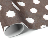 Nahtlose Metallplatte, perfekt kachelbar. Geschenkpapier (Rolleneckpunkt)