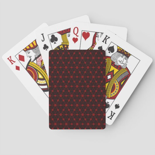 Nahtlose moderne Abstrakte Kunst Spielkarten (Rückseite)