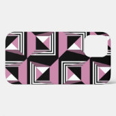 Nahtlose, moderne Quadrat-Muster Case-Mate iPhone Hülle (Rückseite (Horizontal))