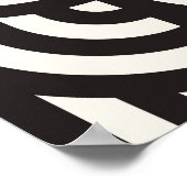 Nahtlose monochrome geometrische Muster. Abstrakte Poster (Ecke)