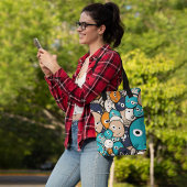 Nahtlose Monster Tasche