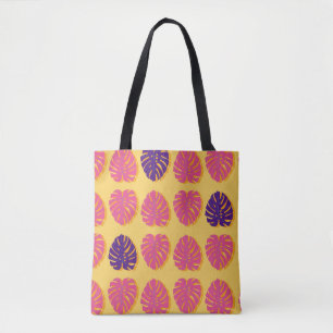 Nahtlose Monstera Hawaiianische tropische Pflanze Tasche