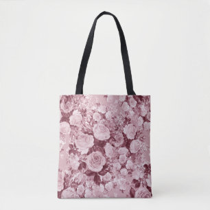 Nahtlose Muster Aquarellbukett Tasche