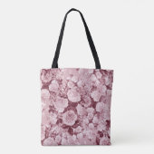 Nahtlose Muster Aquarellbukett Tasche (Rückseite)
