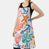 Nahtlose Muster bei Meerestieren Schürze (InSitu)