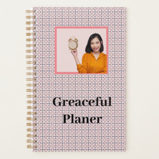 Nahtlose Muster-Blume, benutzerdefinierte Planer