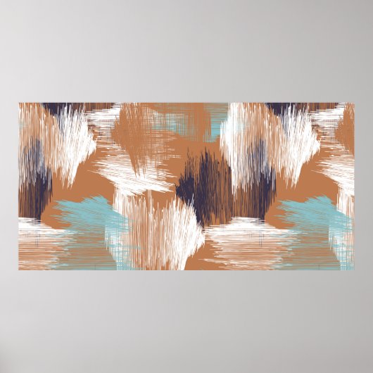 Nahtlose Muster bunte Punkte Poster (Vorne)