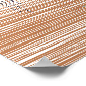 Nahtlose Muster bunte Punkte Poster (Ecke)