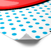 Nahtlose Muster Cartoon Comic Super-Sprache Blase Poster (Ecke)