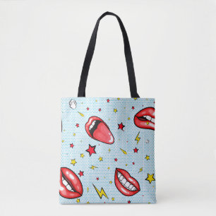 Nahtlose Muster Cartoon Comic Super-Sprache Blase Tasche