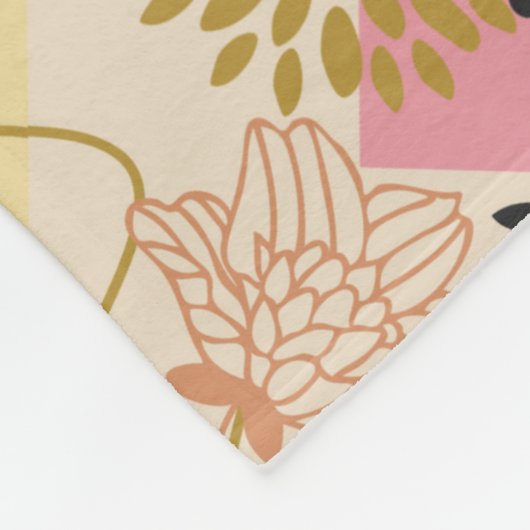 Nahtlose Muster Fleecedecke (Ecke)