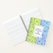 Nahtlose Muster Früchte Notebook Notizblock (Innenseite)