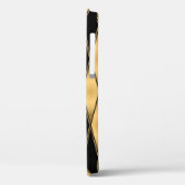 Nahtlose Muster in Gold und Schwarz Case-Mate iPhone Hülle (Rückseite / Links)