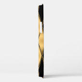 Nahtlose Muster in Gold und Schwarz Case-Mate iPhone Hülle (Rückseite / Rechts)