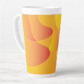 nahtlose Muster Latte Tasse (Linke Ecke)