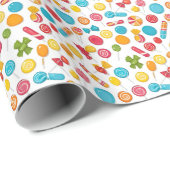 Nahtlose Muster-Leinwände Geschenkpapier (Rolleneckpunkt)