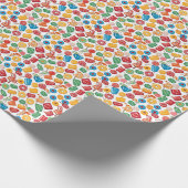 Nahtlose Muster-Leinwände Geschenkpapier (Ecke)