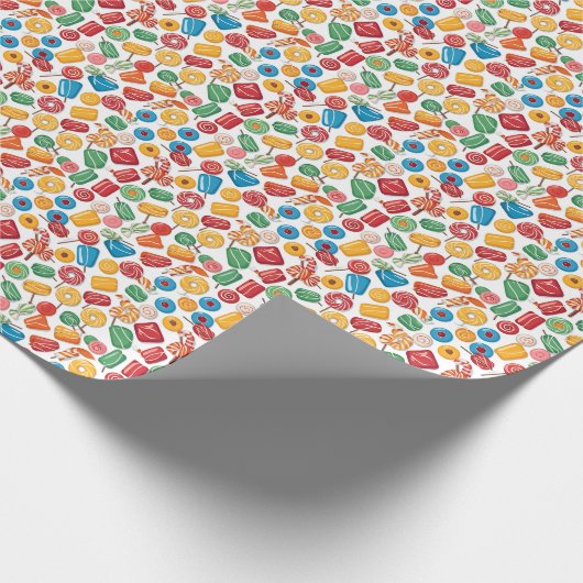 Nahtlose Muster-Leinwände Geschenkpapier (Ecke)