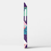 Nahtlose Muster mit Papagei, Tukanen, Hummingvogel Case-Mate iPhone Hülle (Rückseite / Links)