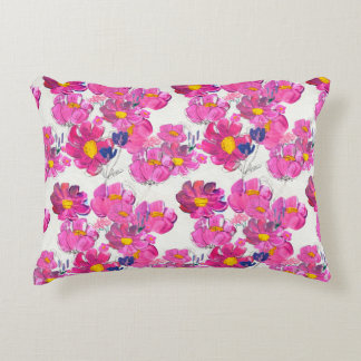 Nahtlose Muster mit schönen Blume. Watercolo Dekokissen