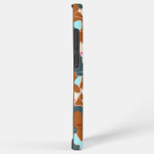 Nahtlose Muster mit schwarzen Mädchen und weißen M Samsung Galaxy Hülle (Rechte Seite)