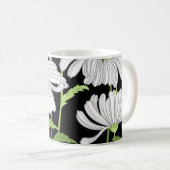 Nahtlose Muster mit sommerlichen Blume. Kaffeetasse (VorderseiteRechts)