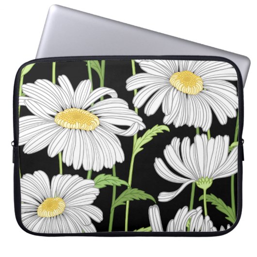 Nahtlose Muster mit sommerlichen Blume. Laptopschutzhülle (Vorderseite)