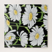 Nahtlose Muster mit sommerlichen Blume. Puzzle (Horizontal)