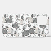 Nahtlose Muster Niedlich Kawaii Katzen Case-Mate iPhone Hülle (Rückseite (Horizontal))
