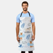 Nahtlose Muster Niedliche Katzen Schürze (Getragen)