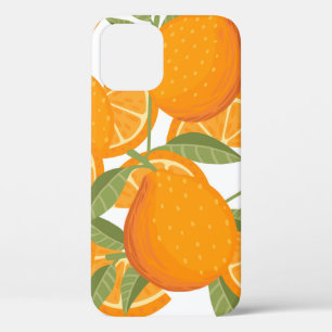 Nahtlose Muster orangefarbener Zitrusfrüchte, die Case-Mate iPhone Hülle