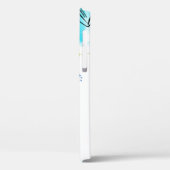 Nahtlose Muster Parfflasche und Aquarelltext Case-Mate iPhone Hülle (Rückseite / Links)