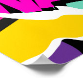 Nahtlose Muster Pop Art Comic Stil. Collage of Poster (Ecke)