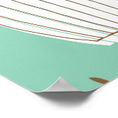 Nahtlose Muster Poster (Ecke)