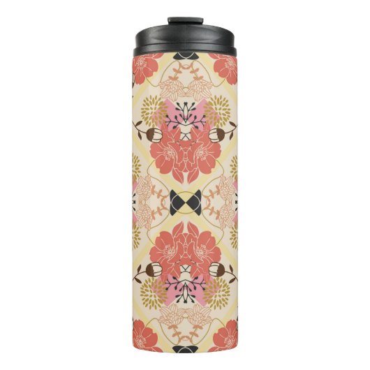 Nahtlose Muster Thermosbecher (Vorderseite)