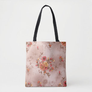 nahtlose Muster und Blume mit Hintergrundkunst,fla Tasche