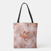 nahtlose Muster und Blume mit Hintergrundkunst,fla Tasche (Rückseite)