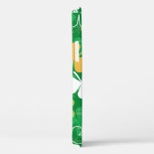 Nahtlose Muster verstreuter Klee und Kleeblatt Case-Mate iPhone Hülle (Rückseite / Rechts)