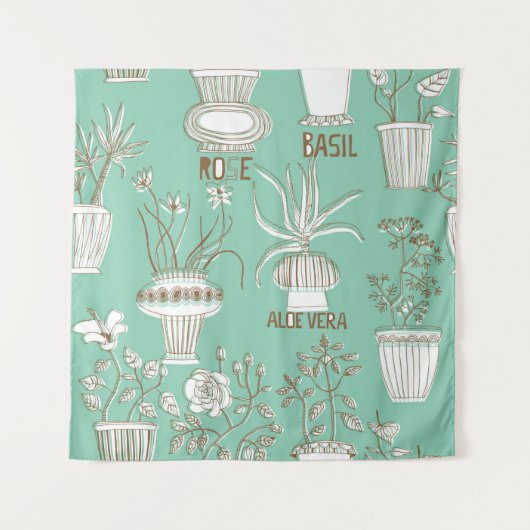 Nahtlose Muster Wandteppich (Vorderseite)