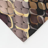 Nahtlose Muster wilden Designs. Hintergrund Fleecedecke (Ecke)