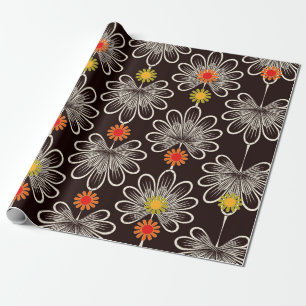Nahtlose Mustergrafik floral stilvoll  Geschenkpapier