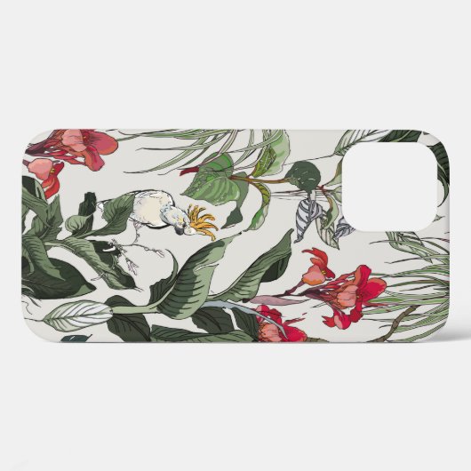 Nahtlose Musterhandzeichnung botanische Illustrati Case-Mate iPhone Hülle (Rückseite (Horizontal))