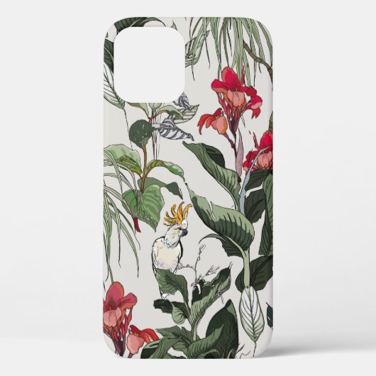 Nahtlose Musterhandzeichnung botanische Illustrati Case-Mate iPhone Hülle (Rückseite)