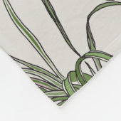Nahtlose Musterhandzeichnung botanische Illustrati Fleecedecke (Ecke)