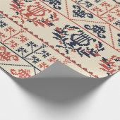 Nahtlose Musterkonstruktion mit traditioneller Pal Geschenkpapier (Ecke)