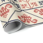 Nahtlose Musterkonstruktion mit traditioneller Pal Geschenkpapier (Rolleneckpunkt)