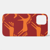 Nahtlose Musterpferde Case-Mate iPhone Hülle (Rückseite (Horizontal))