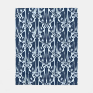 Nahtlose Musterschmuck mit stilisierten geometrisc Fleecedecke